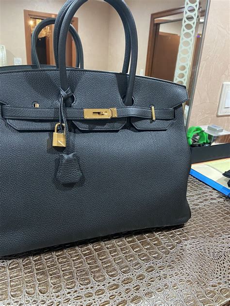 hermes birkin black and white 35|Hermes Birkin 35 togo.